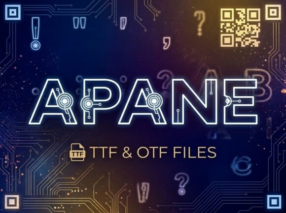 Apane: The Cybernetic Display Typeface for Modern Web Design