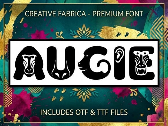 Augie: The Avant-Garde Display Typeface for Bold Editorial Design