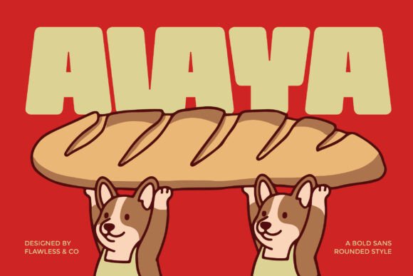 Avaya Typeface: The Bold Display Font for Clear Campaigns