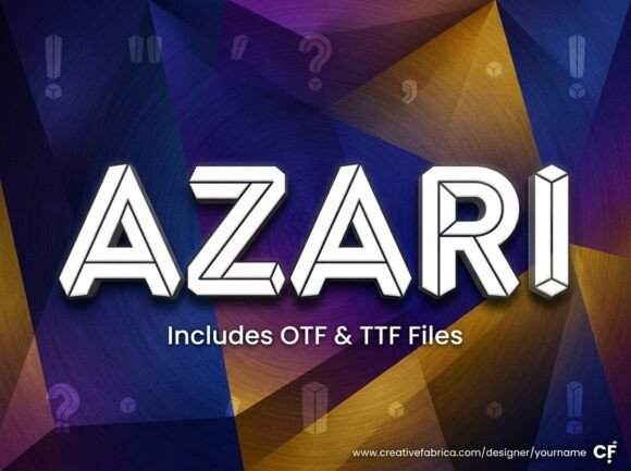 Azari: The Display Typeface That Stops the Scroll