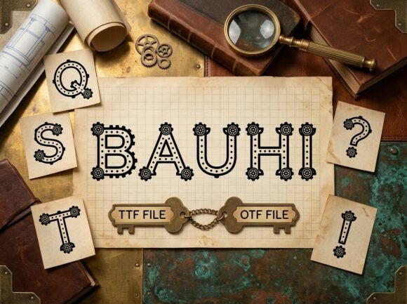 Bauhi: The Industrial Display Font for High-Impact Campaigns