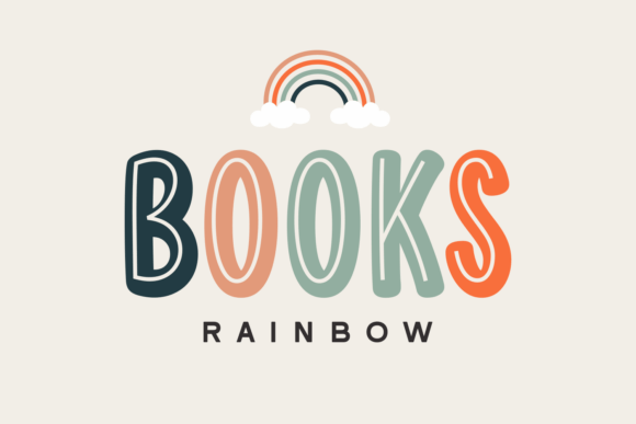Books Rainbow: The Vibrant Typeface for Scroll-Stopping Campaigns
