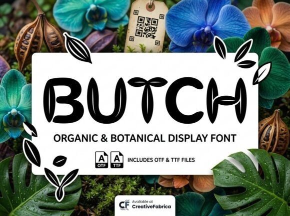 Butch: The Avant-Garde Display Font That Defines Bold Brand Identity