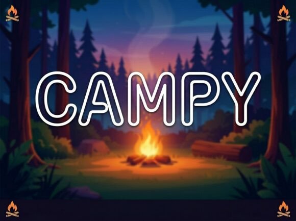 Campy: A Bold Display Font for Real-World Branding