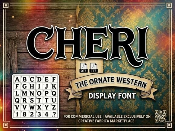Cheri: The Western Display Font That Elevates Small Business Branding