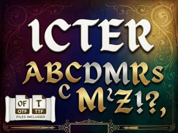 Command the Page with Icter: A Regal Display Typeface for Modern Branding