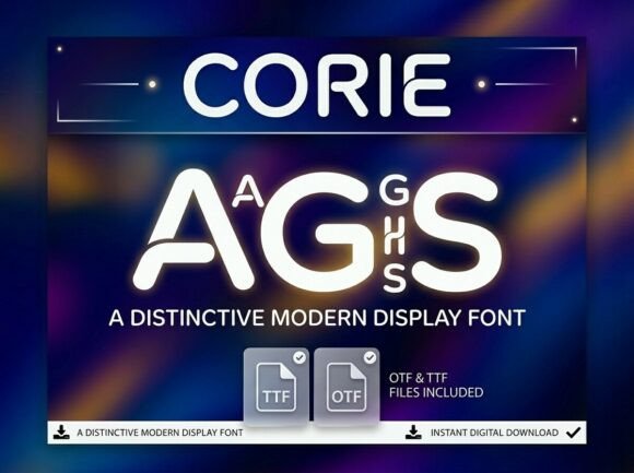 Corie: The Display Font That Elevates Digital Brand Identity