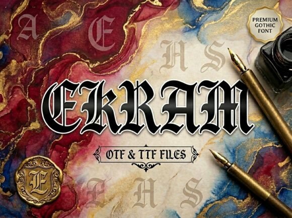 Ekram: A Display Font That Elevates Digital Brand Identity