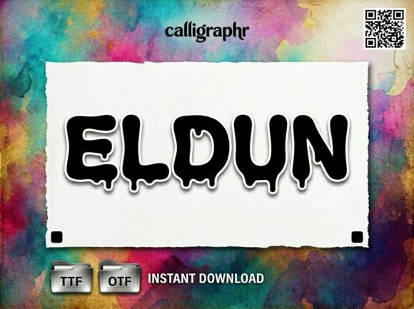 Eldun: The Display Typeface That Elevates Handmade Branding