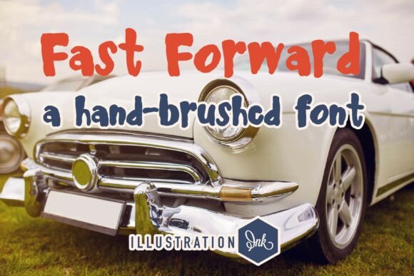 Fast Forward: A Bold Display Typeface for Modern Editorial Design