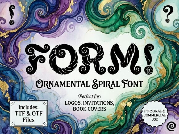 Formi: The Premium Nautical Font for Handmade Labels and Signs