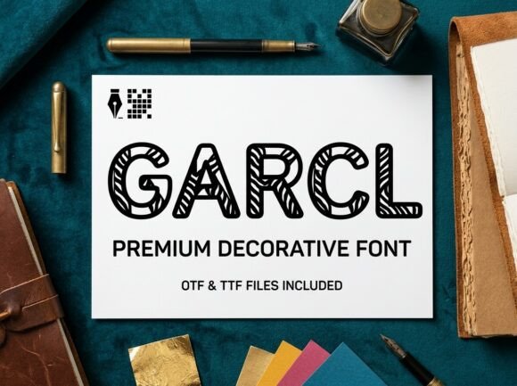 Garcl: A Stunning Display Typeface for Modern Editorial Design
