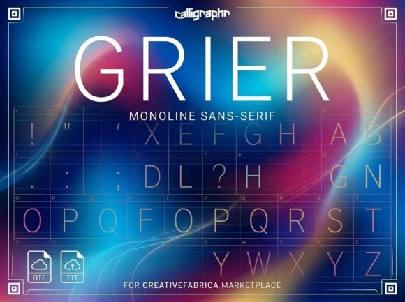 Grier: The Perfect Display Typeface for Handmade Branding