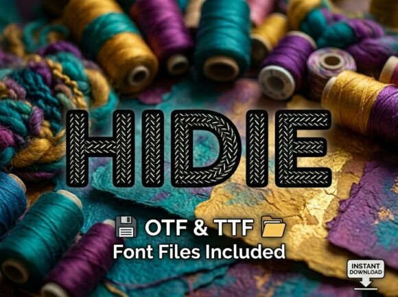 Hidie: The Premium Display Typeface That Elevates Small Business Branding