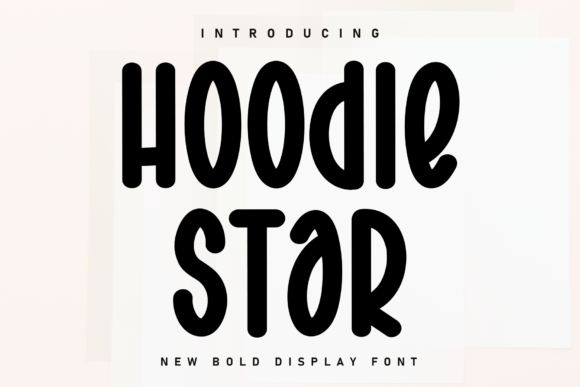 Hoodie Star: A Playful Display Typeface for Modern Web Design