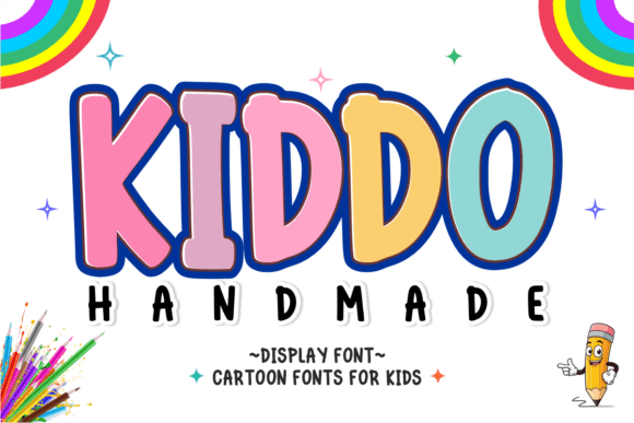 Kiddo Handmade: A Playful Display Font for Modern Editorial Design