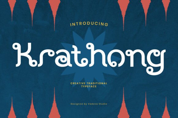 Krathong: A Traditional Display Font for Authentic Brand Identity