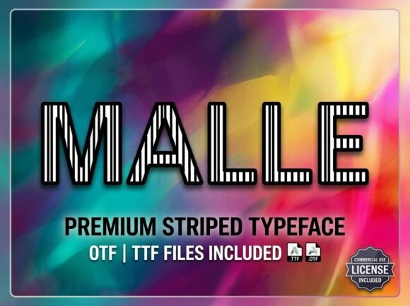 Malle: The Bold Display Typeface That Elevates Handmade Shop Branding