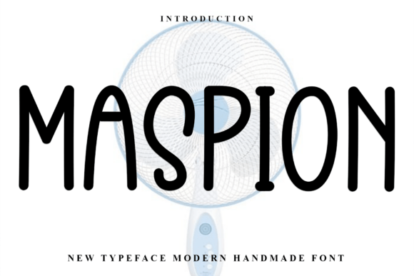 Maspion: The Perfect Display Font for Polished Small Business Branding