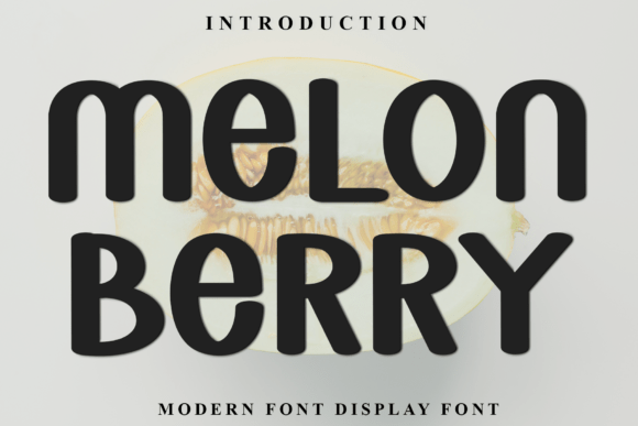 Melon Berry: A Festive Typeface for Holiday Editorial Design