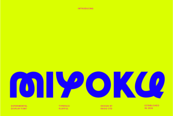 Miyoku: The Bold Display Font That Elevates Handmade Brands