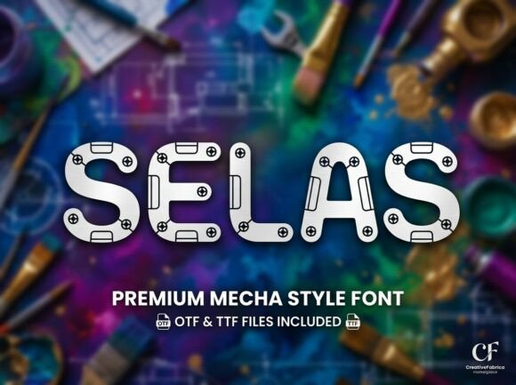 Selas: A Display Typeface for Modern Editorial Design