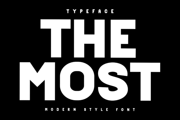 The Most: A Display Font for Handmade Labels and Creative Projects